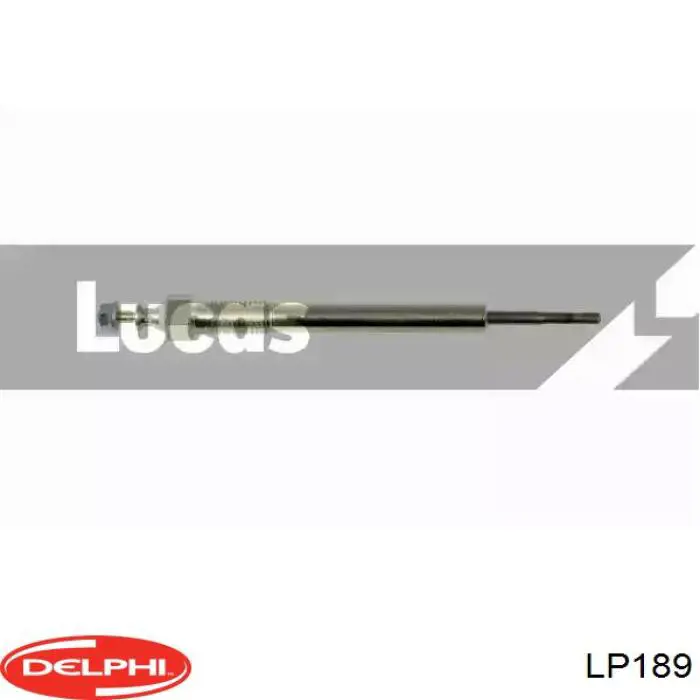 LP189 Delphi колодки гальмівні передні, дискові
