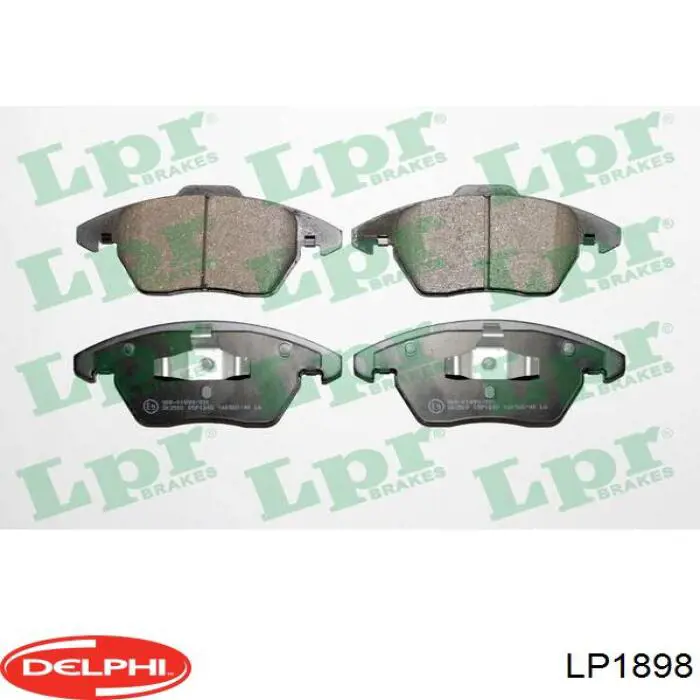 Гальмівні колодки Delphi LP1898 ціна, від 30.47 USD