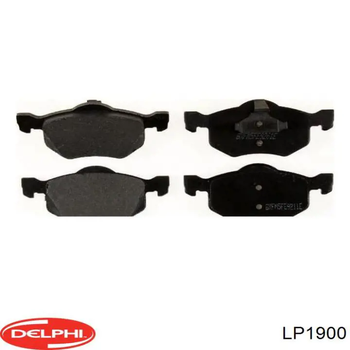Гальмівні колодки Delphi LP1900 ціна, від 28.85 USD