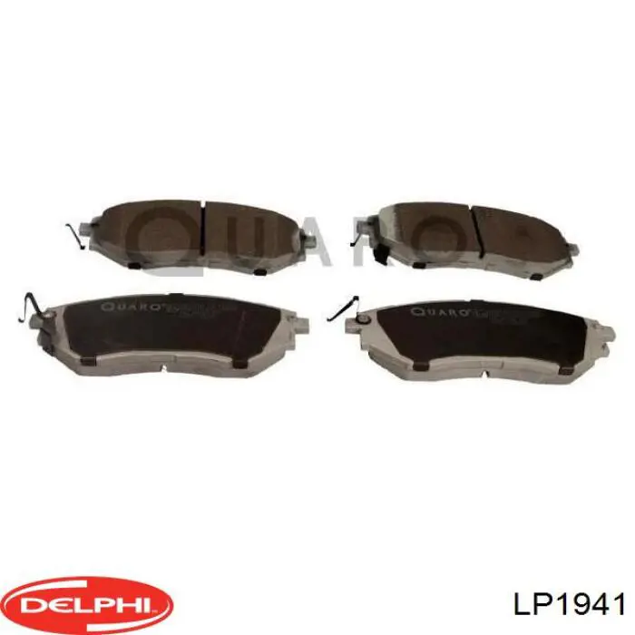 LP1941 Delphi колодки гальмівні передні, дискові