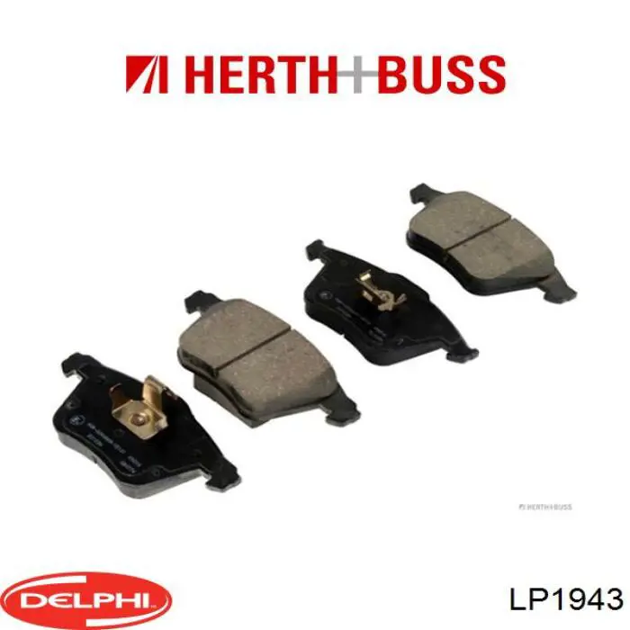 Гальмівні колодки Delphi LP1943 ціна, від 42.10 USD