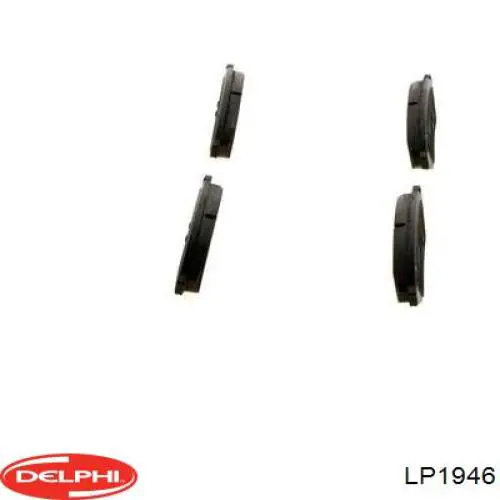 Задні гальмівні колодки Delphi LP1946 ціна, від 17.47 USD
