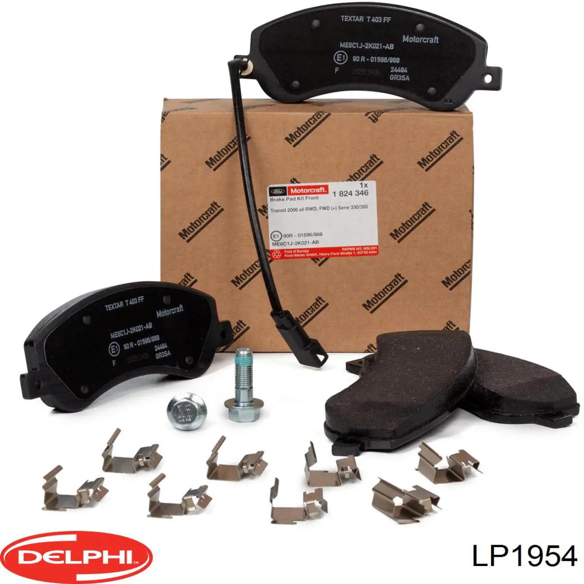 Гальмівні колодки Delphi LP1954 ціна, від 29.98 USD