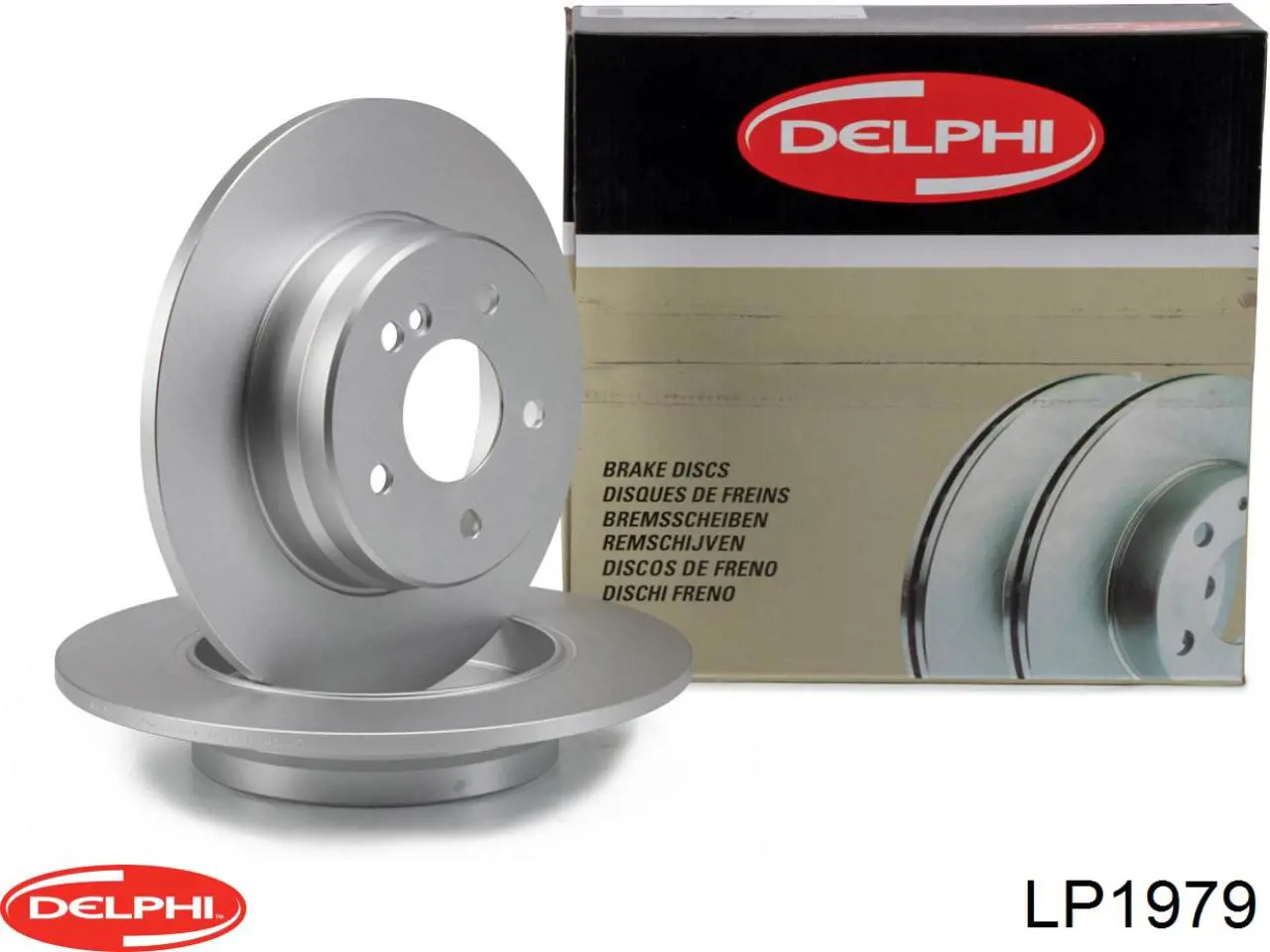 LP1979 Delphi колодки гальмівні передні, дискові