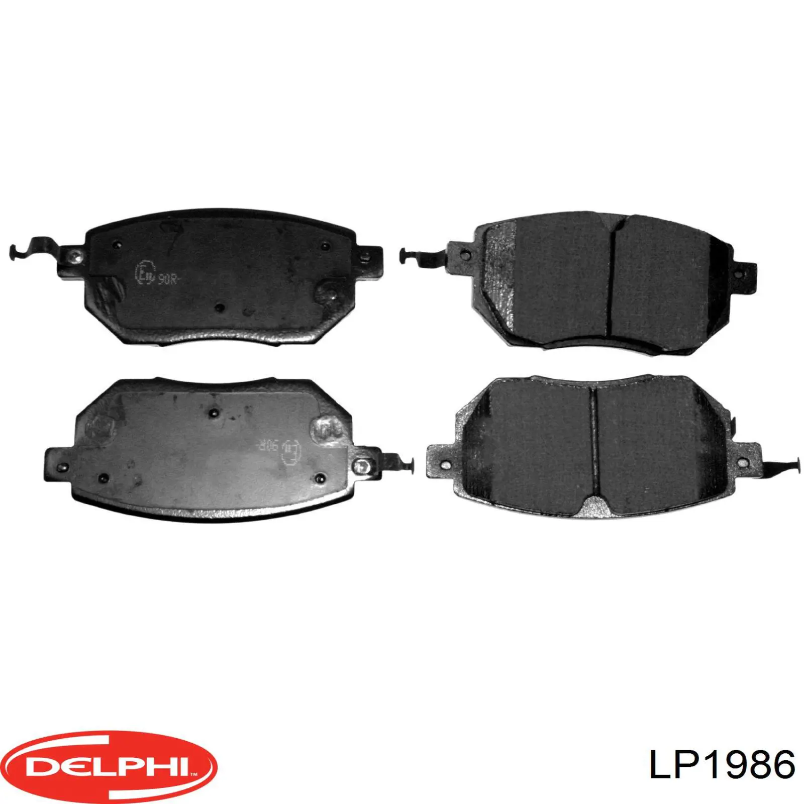 LP1986 Delphi колодки гальмівні передні, дискові