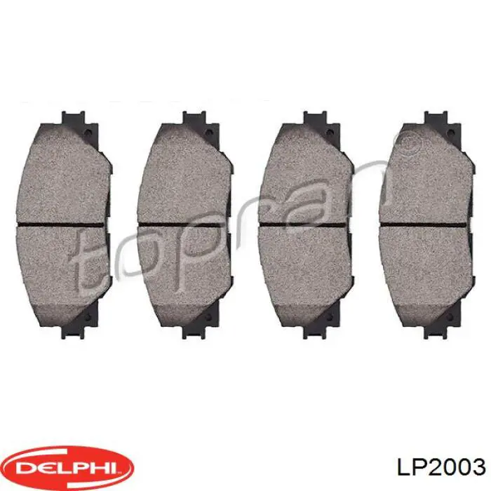 Тормозні колодки Delphi LP2003