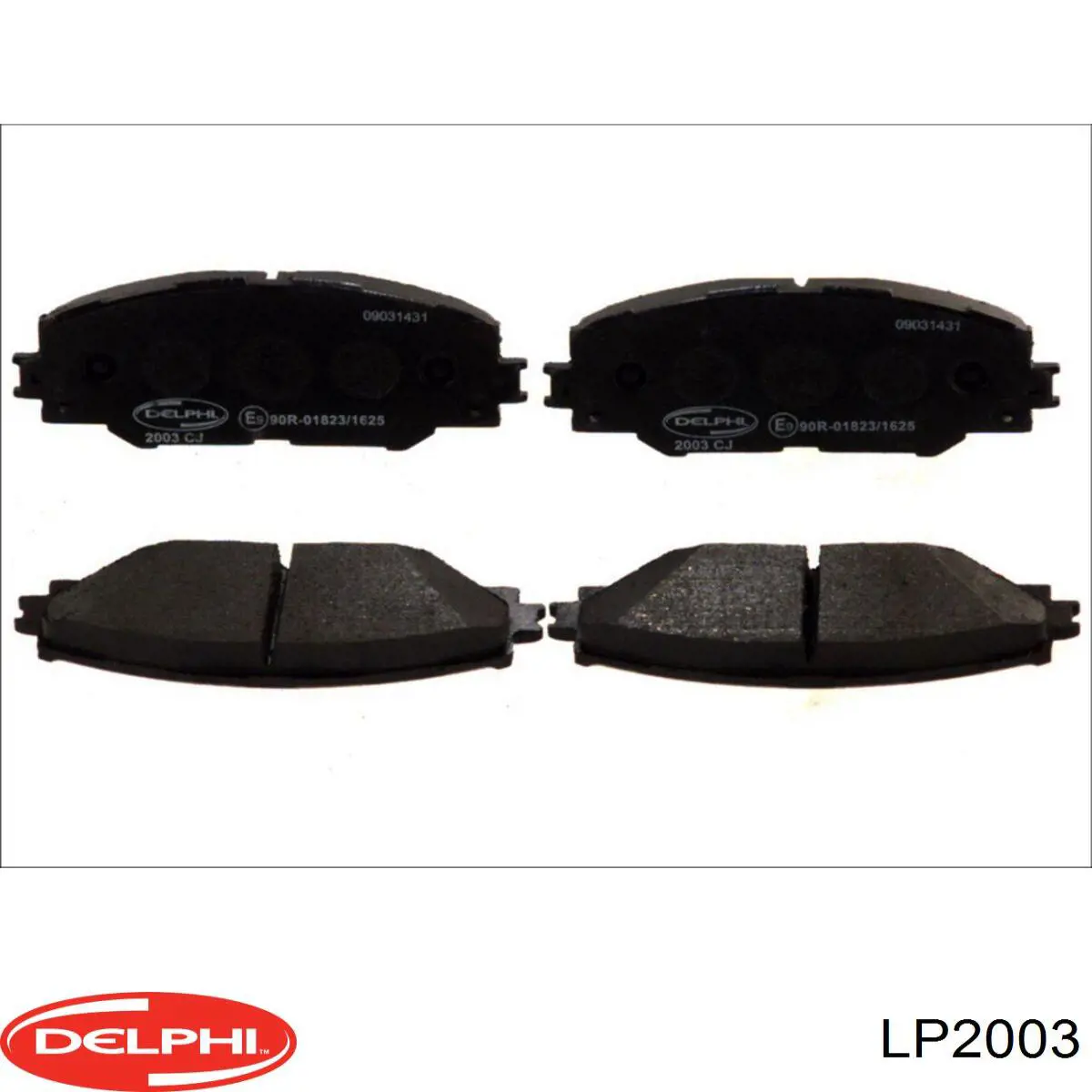 LP2003 Delphi колодки гальмівні передні, дискові
