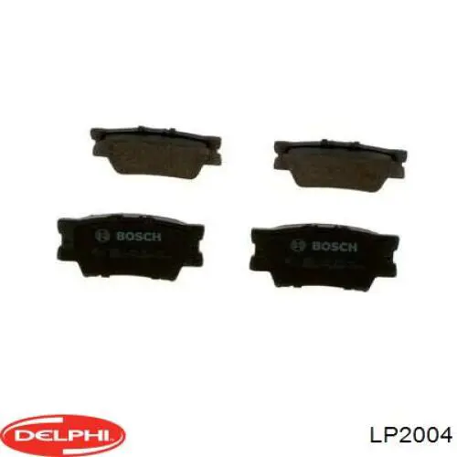 Купити LP2004 Delphi Задні колодки