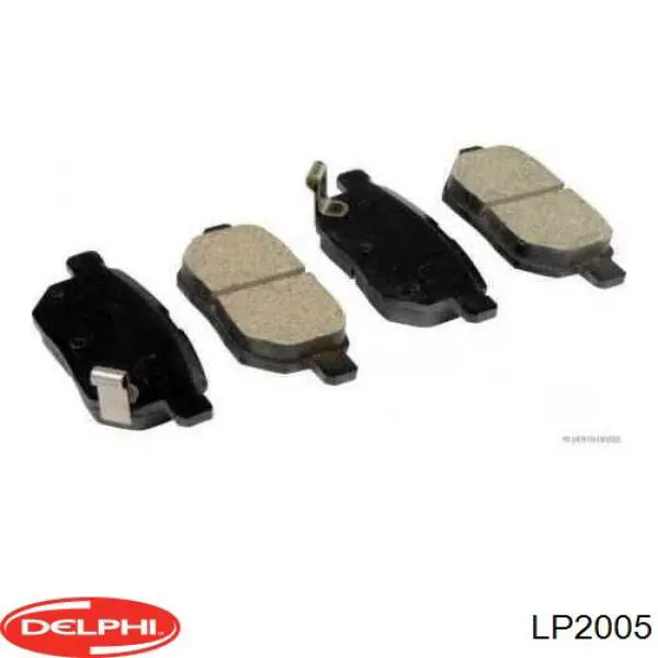 Передні тормозні колодки LP2005 Delphi