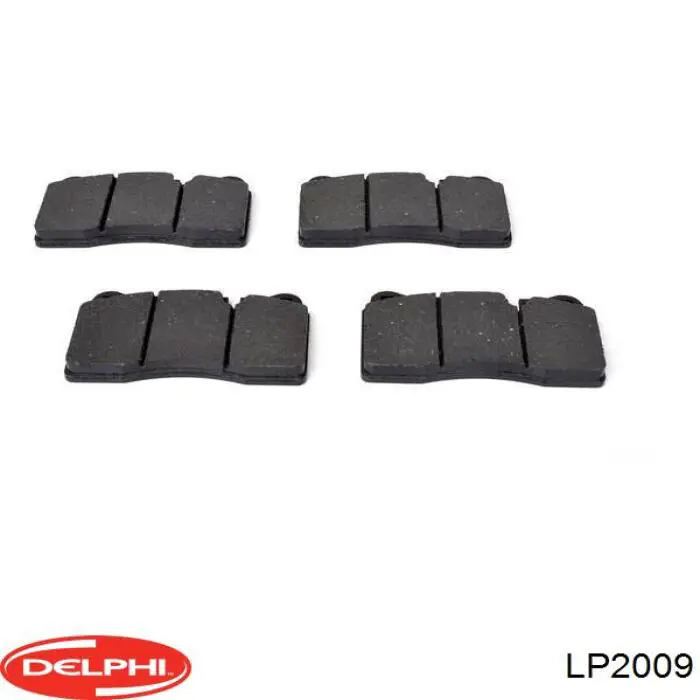 LP2009 Delphi Передні гальмівні колодки