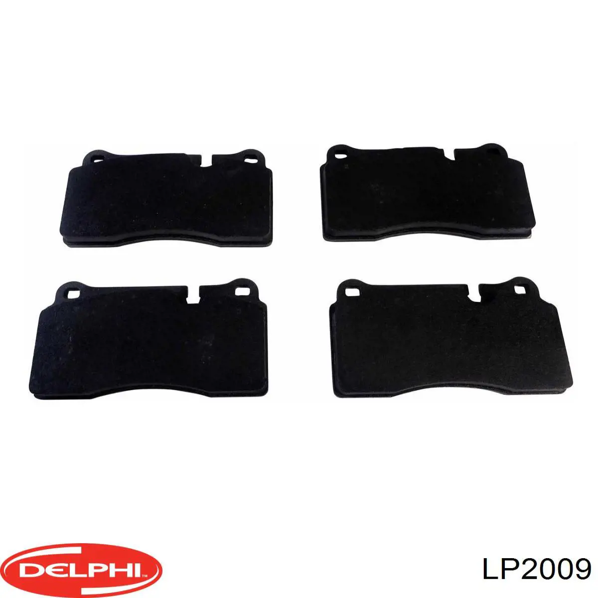 Купити LP2009 Delphi Колодки гальмівні передні, дискові