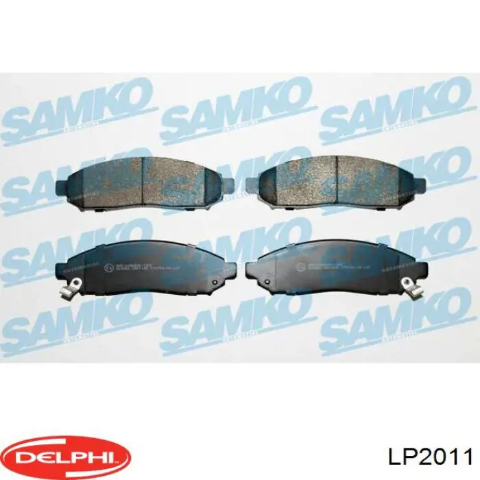 Гальмівні колодки Delphi LP2011 ціна, від 29.31 USD