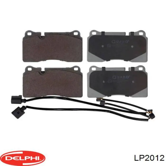 Гальмівні колодки Delphi LP2012 ціна, від 33.11 USD