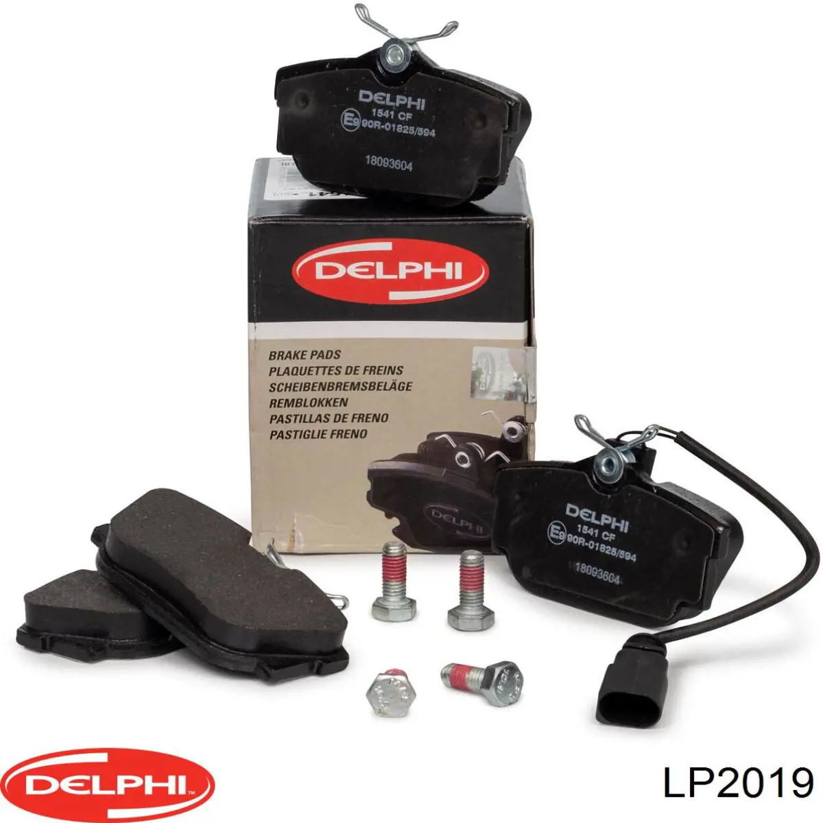 Задні гальмівні колодки LP2019 Delphi