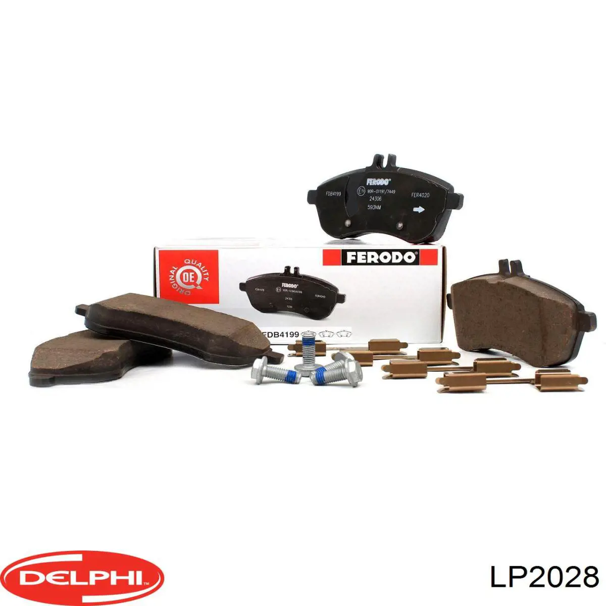 Передні тормозні колодки LP2028 Delphi