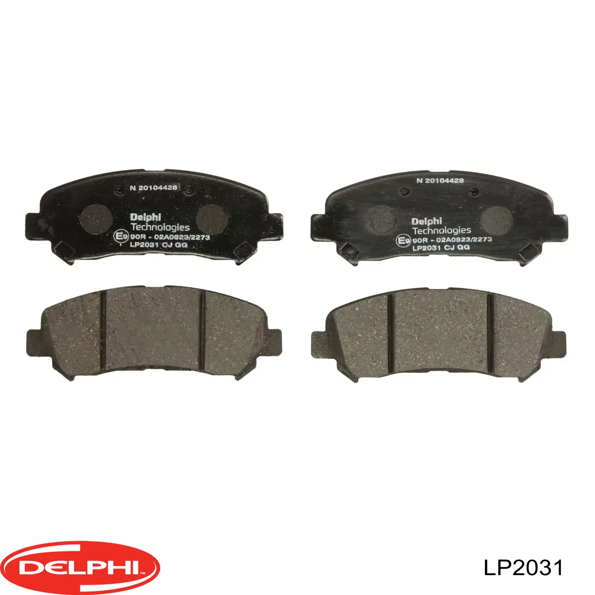 Гальмівні колодки Delphi LP2031 ціна, від 26.12 USD