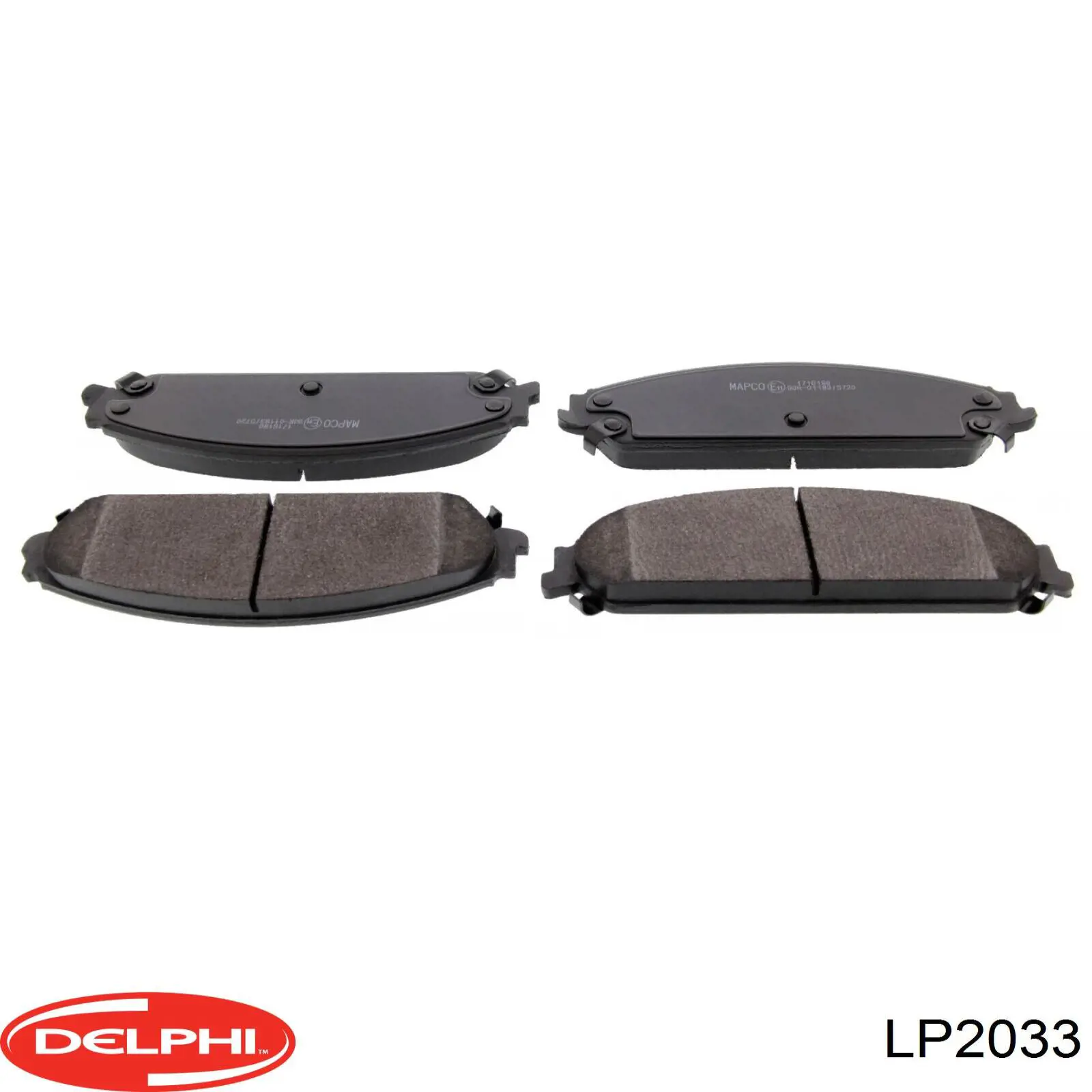 Купити LP2033 Delphi Колодки гальмівні передні, дискові
