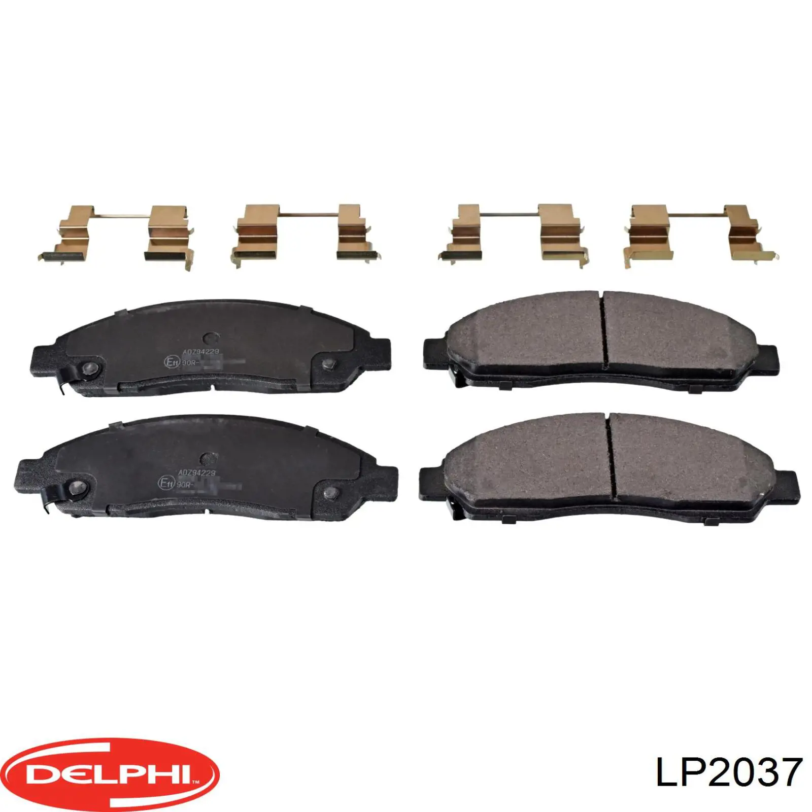 LP2037 Delphi Передні гальмівні колодки
