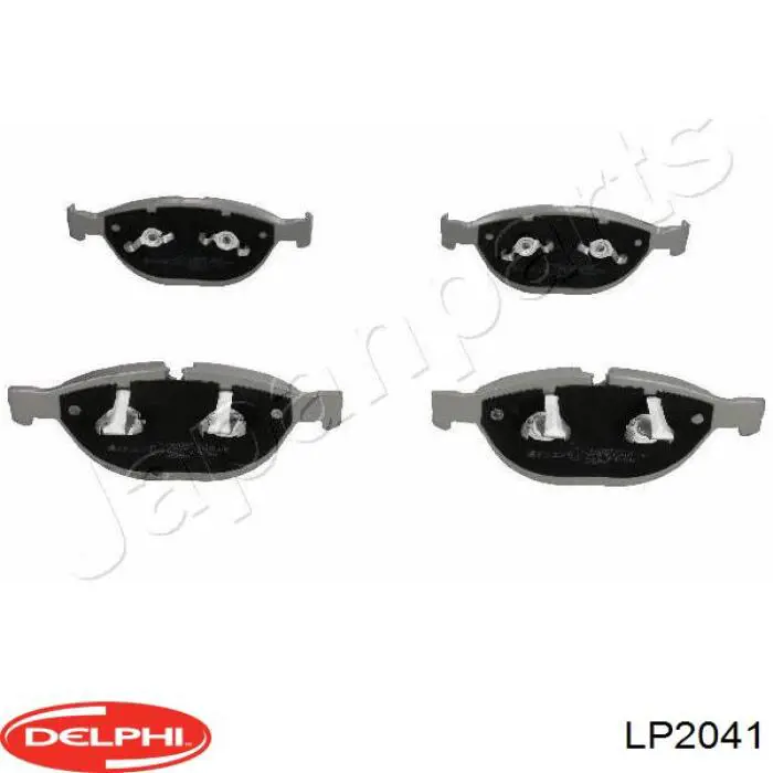 Гальмівні колодки Delphi LP2041 ціна, від 55.21 USD