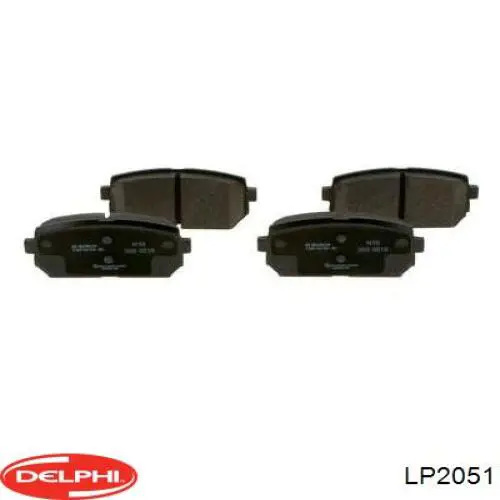 Задні дискові колодки Delphi LP2051