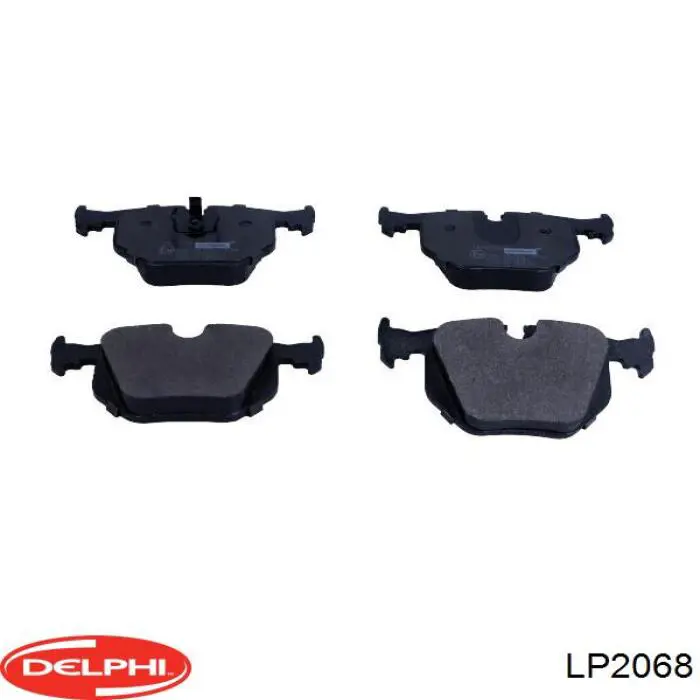 Задні гальмівні колодки Delphi LP2068 ціна, від 28.45 USD