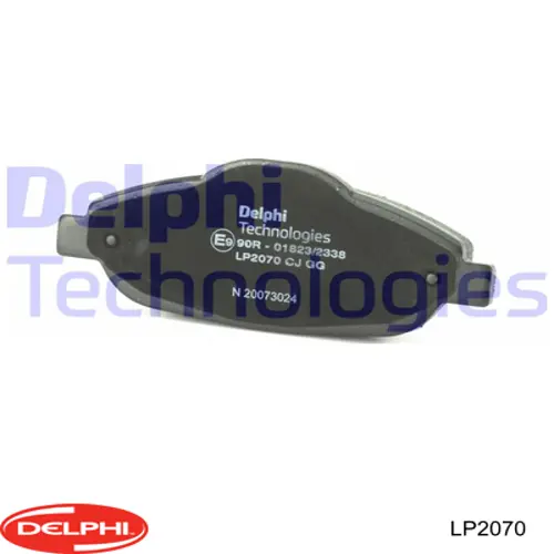 Гальмівні колодки Delphi LP2070 ціна, від 26.70 USD