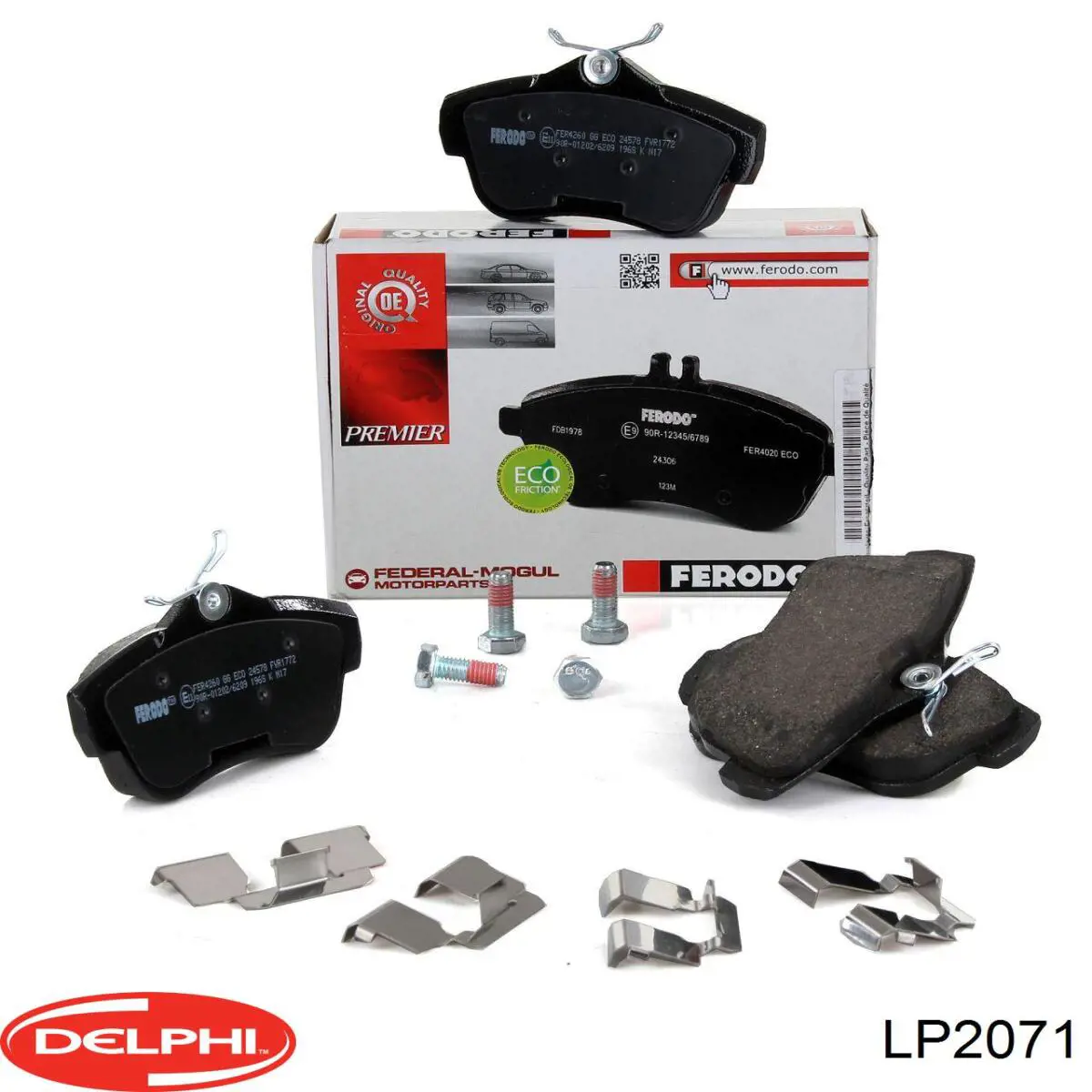 Купити LP2071 Delphi Задні колодки