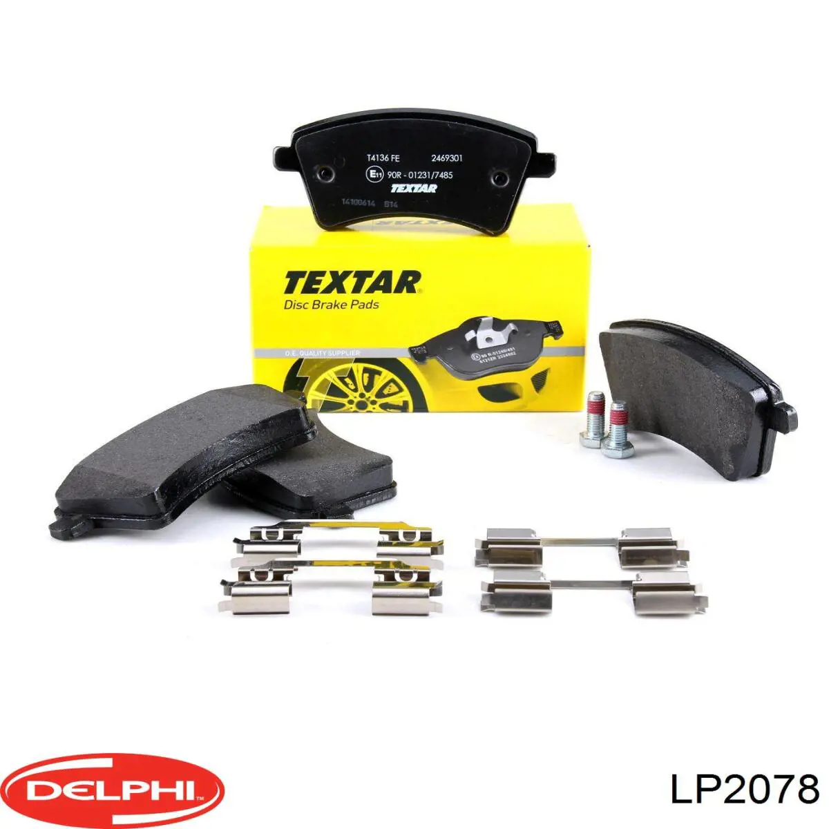 Гальмівні колодки Delphi LP2078 ціна, від 22.99 USD