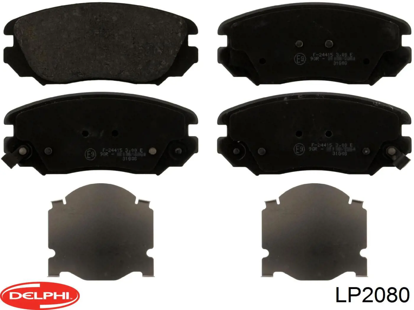 Гальмівні колодки Delphi LP2080 ціна, від 25.74 USD