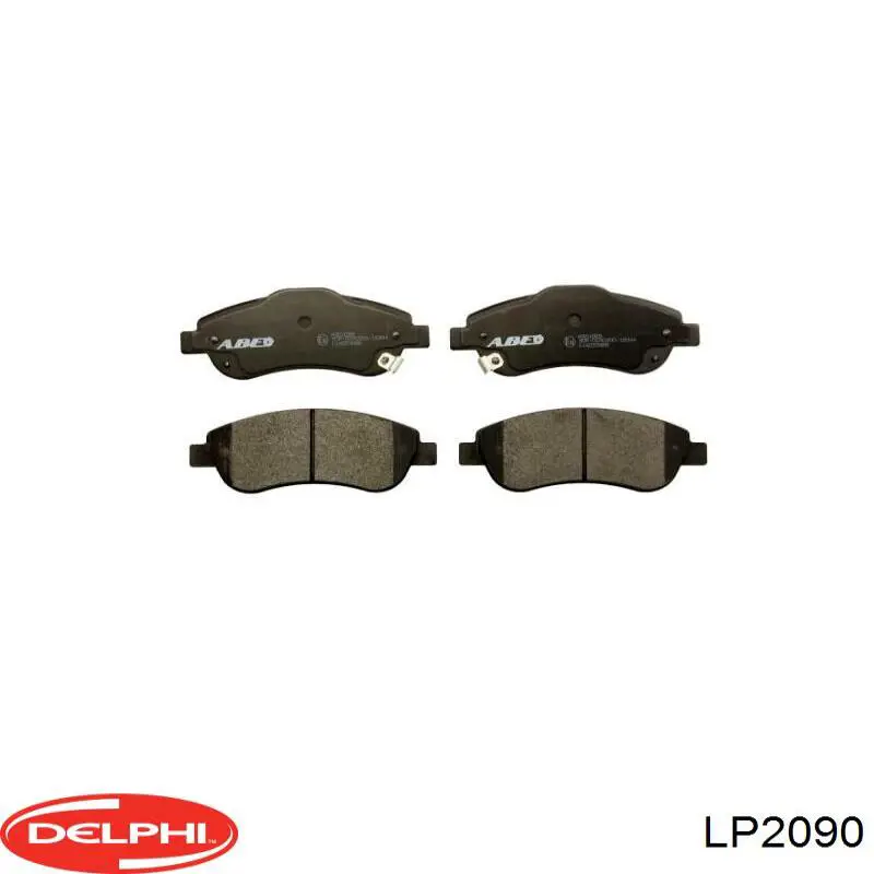 Передні тормозні колодки LP2090 Delphi