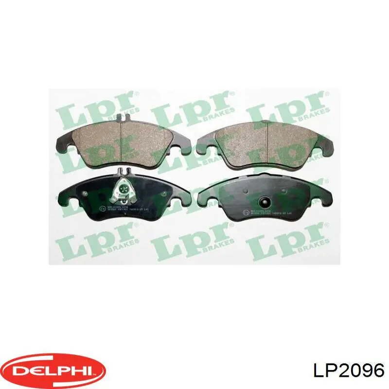 LP2096 Delphi Передні гальмівні колодки