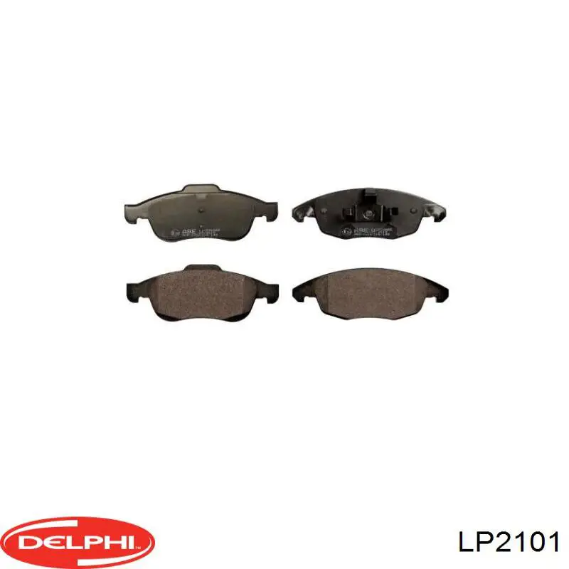 Передні тормозні колодки LP2101 Delphi