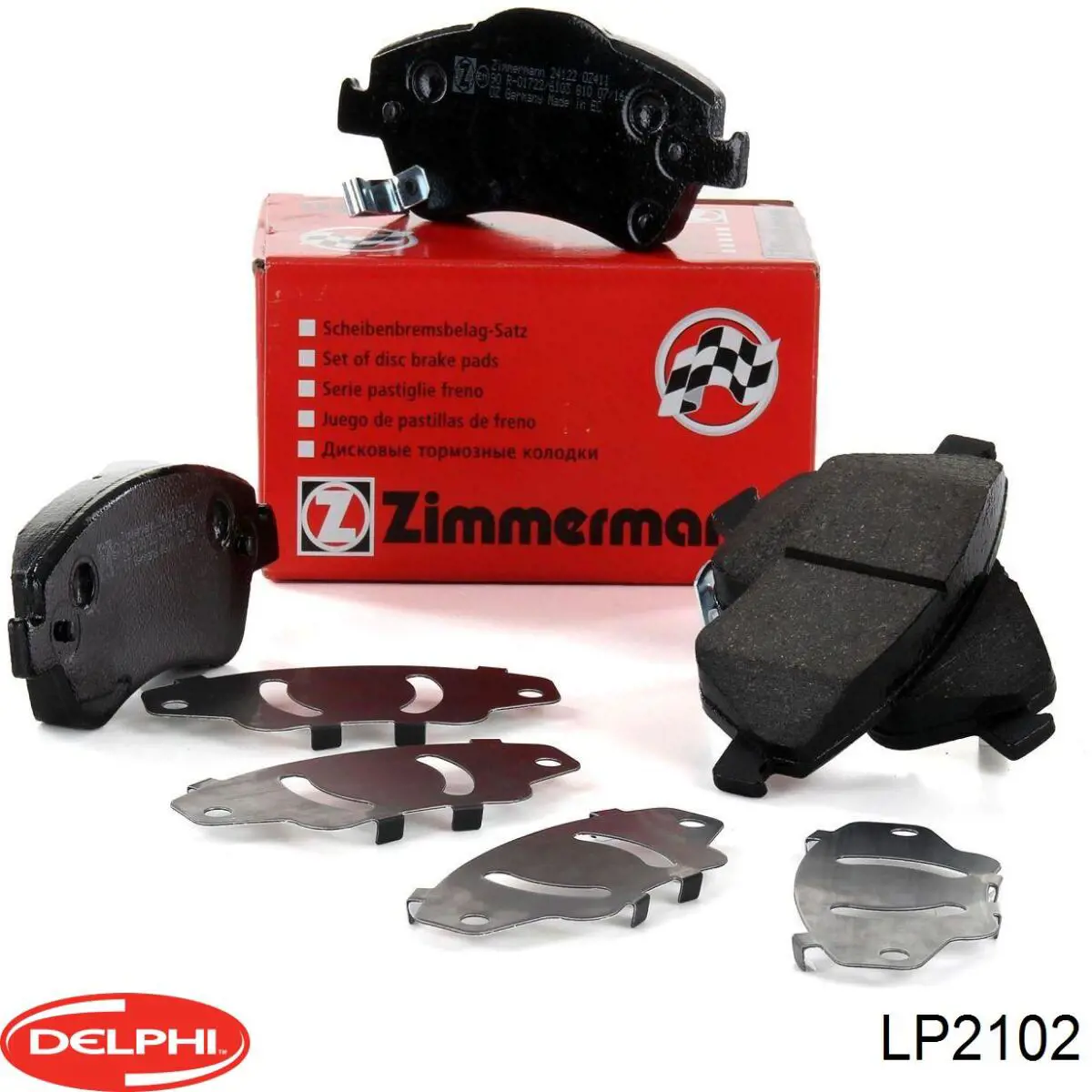 Гальмівні колодки Delphi LP2102 ціна, від 23.15 USD