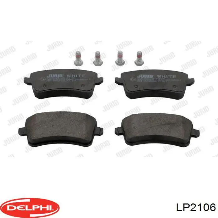 Задні гальмівні колодки Delphi LP2106 ціна, від 35.74 USD