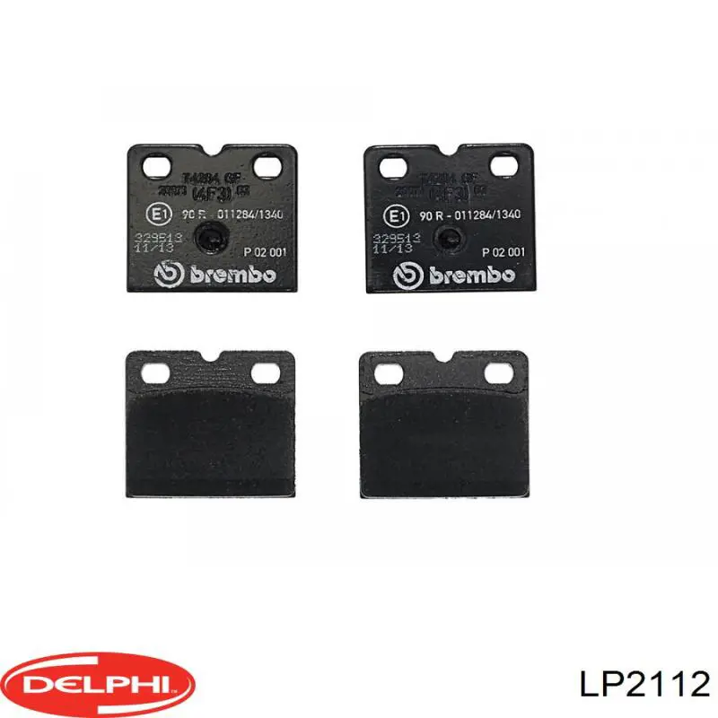Купити LP2112 Delphi Задні колодки