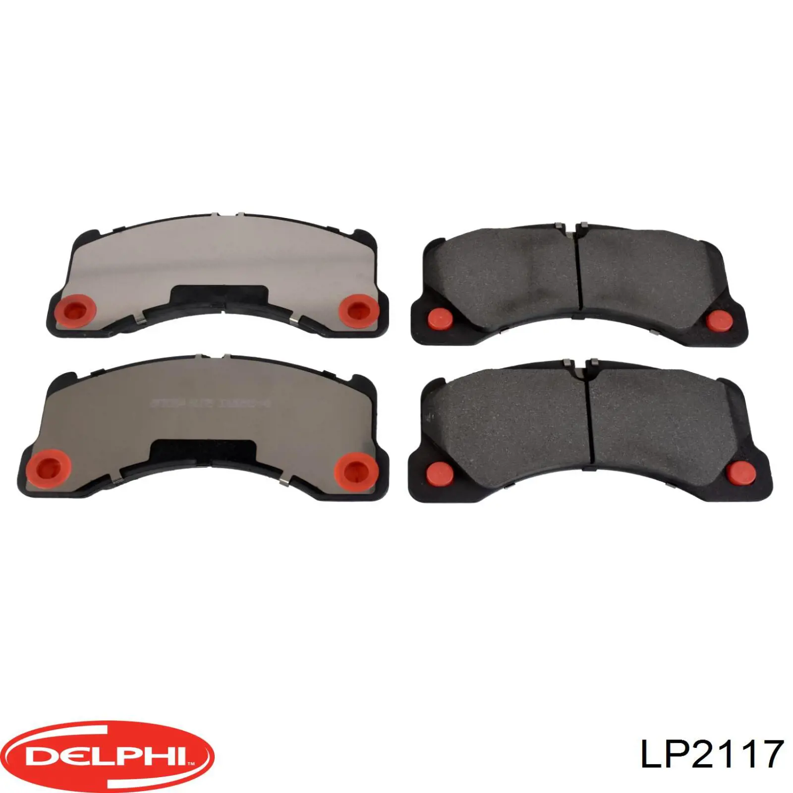 LP2117 Delphi Передні гальмівні колодки