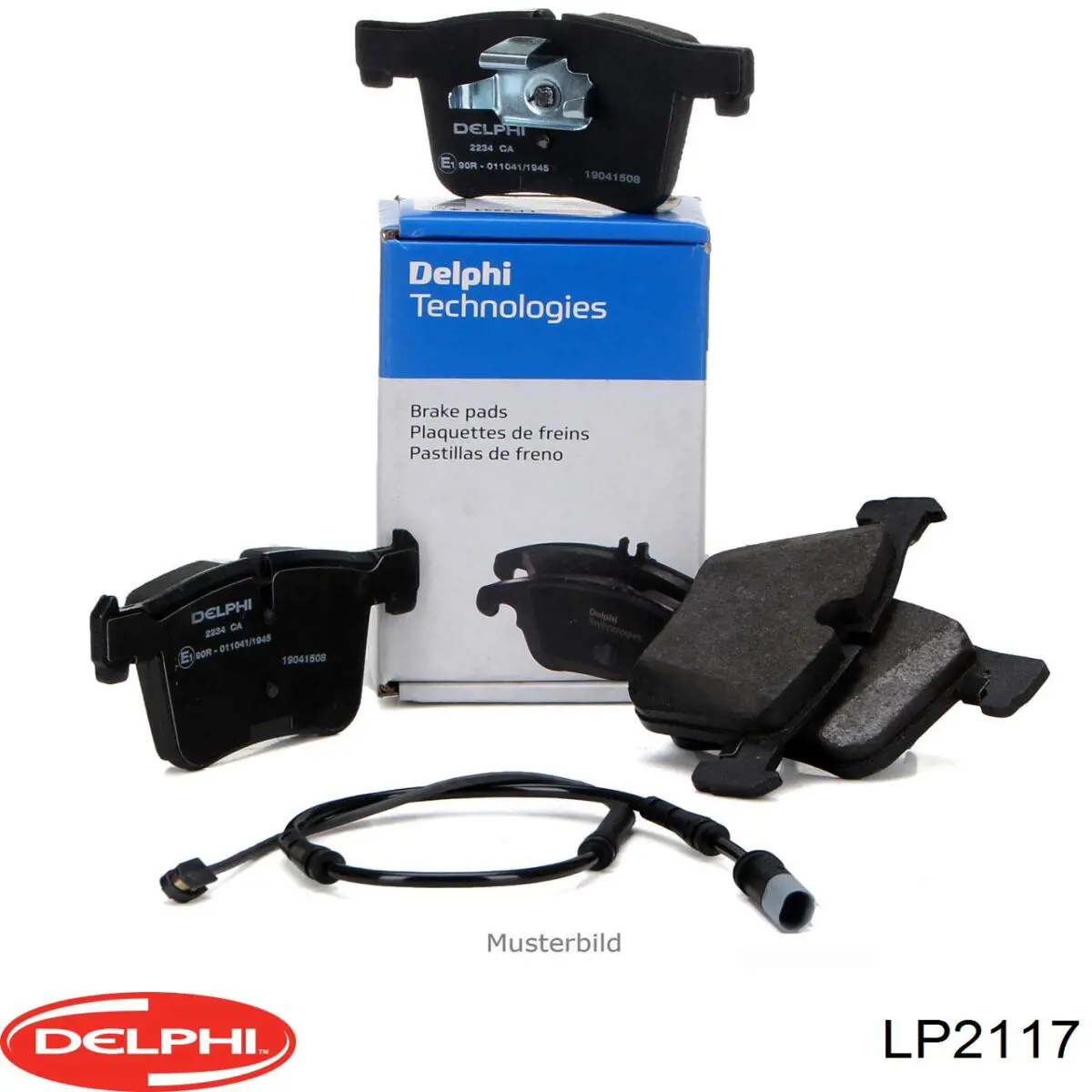 Гальмівні колодки Delphi LP2117 ціна, від 45.24 USD