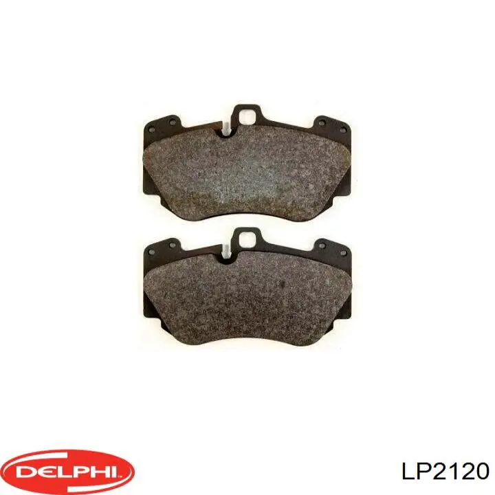 LP2120 Delphi колодки гальмівні передні, дискові