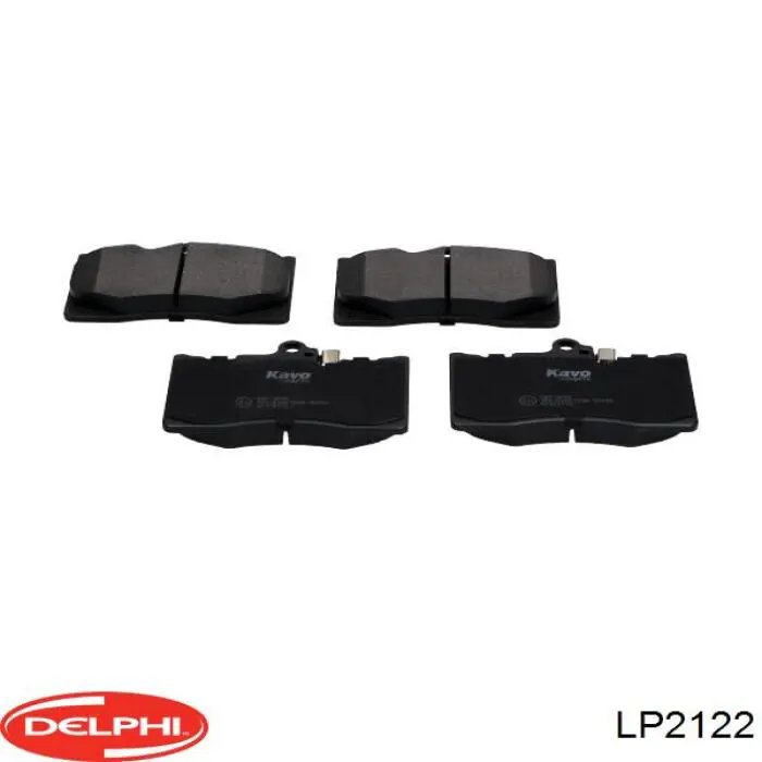 Гальмівні колодки Delphi LP2122 ціна, від 26.61 USD