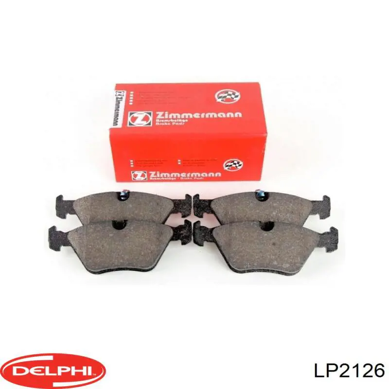Задні дискові колодки Delphi LP2126
