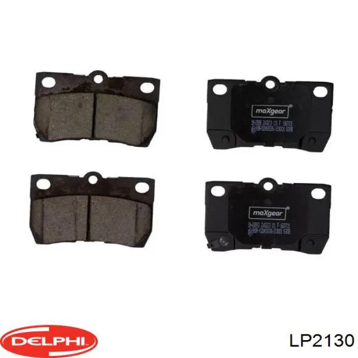 LP2130 Delphi Колодки гальмівні задні, дискові
