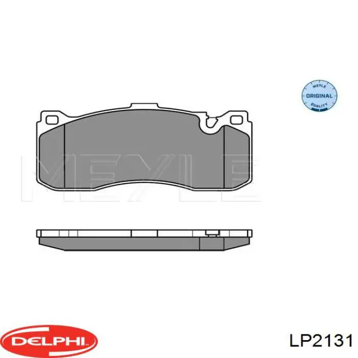 Гальмівні колодки Delphi LP2131 ціна, від 44.50 USD