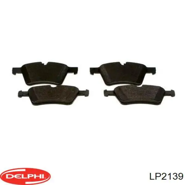 Передні тормозні колодки LP2139 Delphi