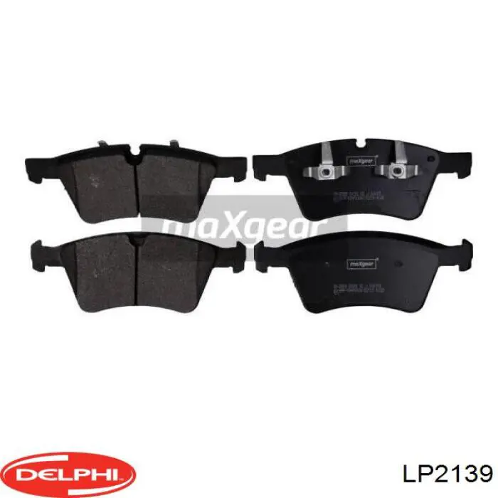 Купити LP2139 Delphi Колодки гальмівні передні, дискові