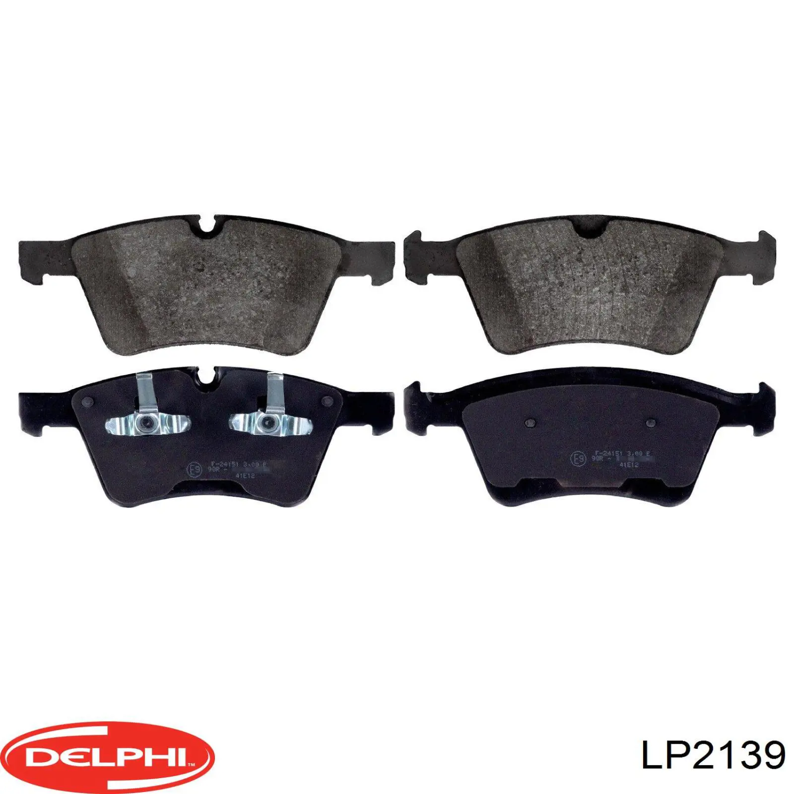 LP2139 Delphi Передні гальмівні колодки