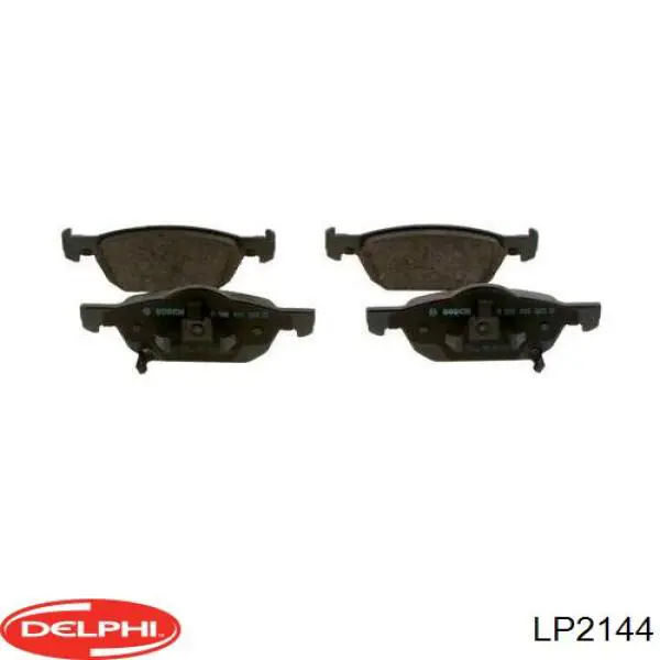 LP2144 Delphi колодки гальмівні передні, дискові