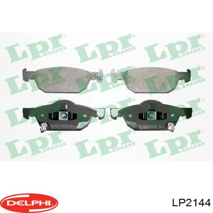 Купити LP2144 Delphi Колодки гальмівні передні, дискові