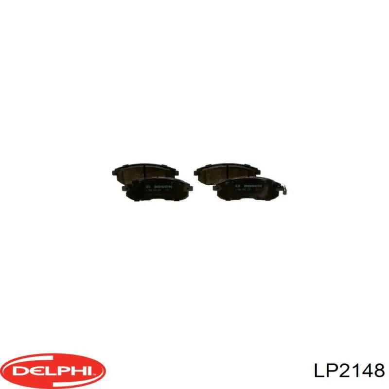 Гальмівні колодки Delphi LP2148 ціна, від 22.80 USD