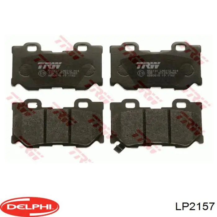 Купити LP2157 Delphi Задні колодки