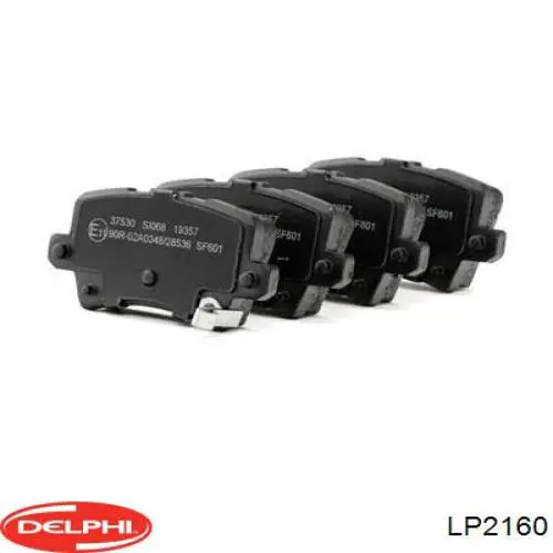 Купити LP2160 Delphi Задні колодки